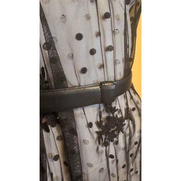 Chico’s Belt Black Leather Silver Hammered Metal Western Boho Aztec Buckle Small - Picture 9 of 9